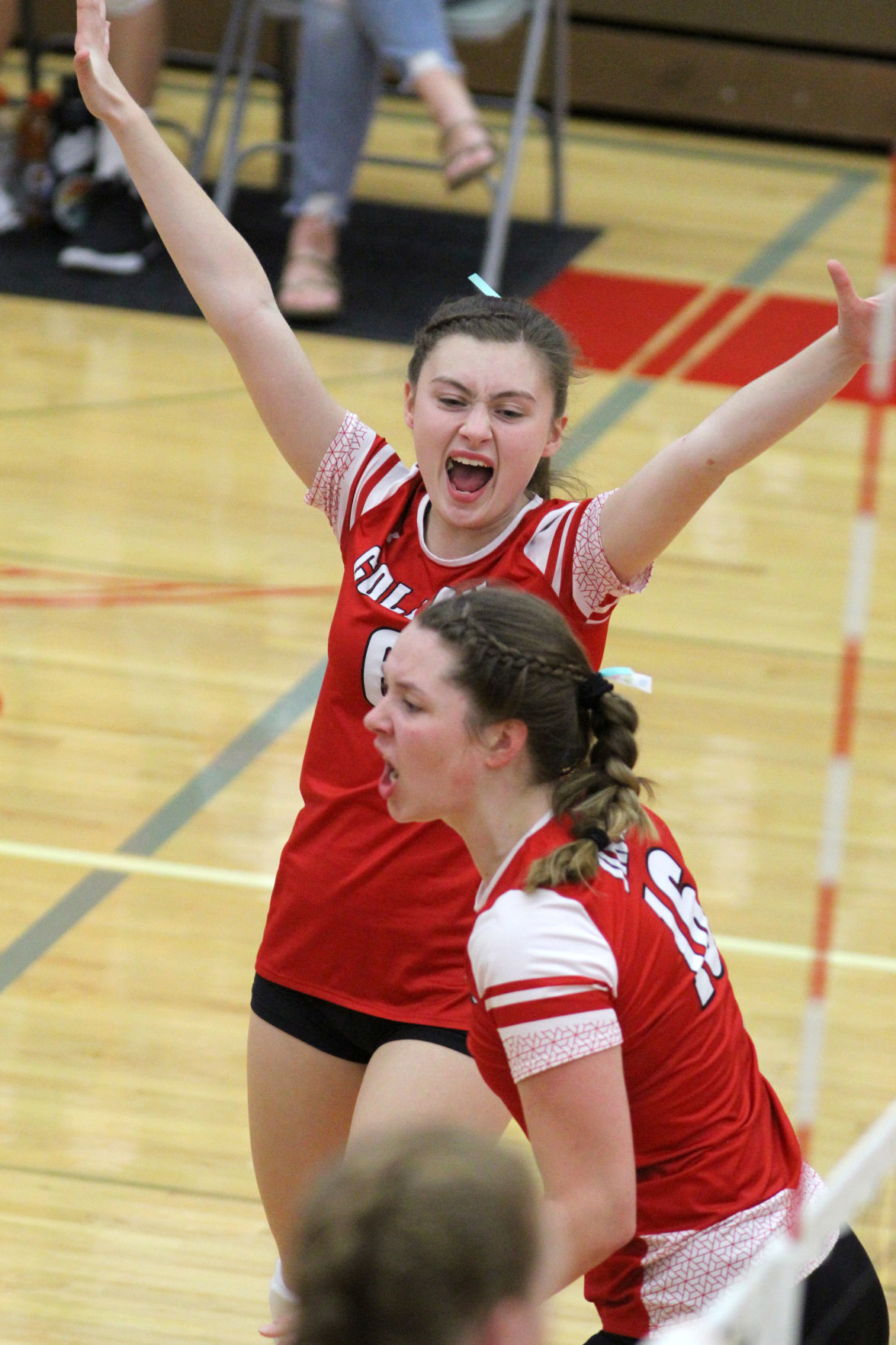 Cameron at Colfax volleyball regionals 10-24-19